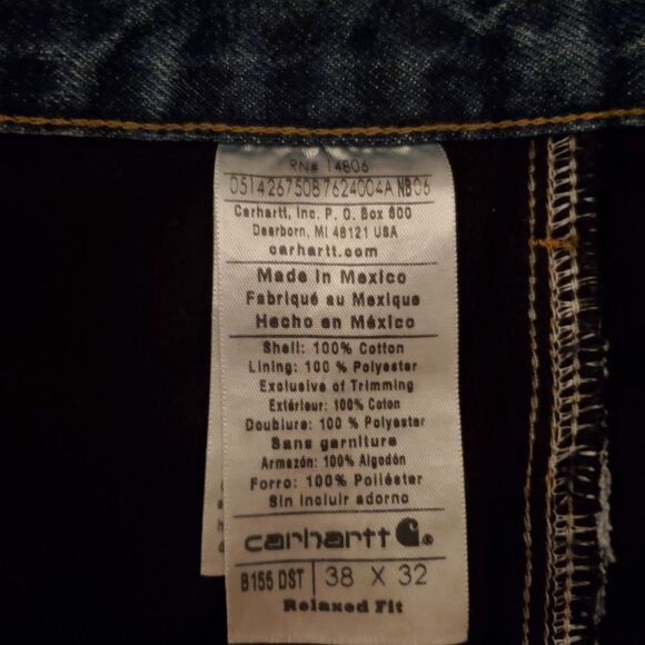 Relaxed-Fit Straight-Leg Fleece Lined Jean Size 38 x 32 - Picture 10 of 13